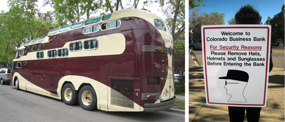 bus & sign