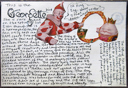 postcard back